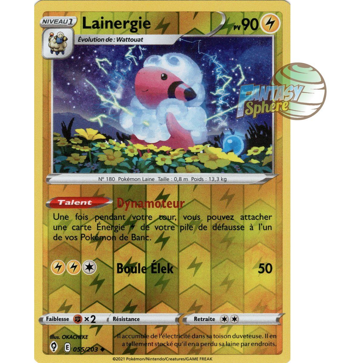 Lainergie – Rückseite 55/203 – Schwert und Schild 7 Celeste Evolution
