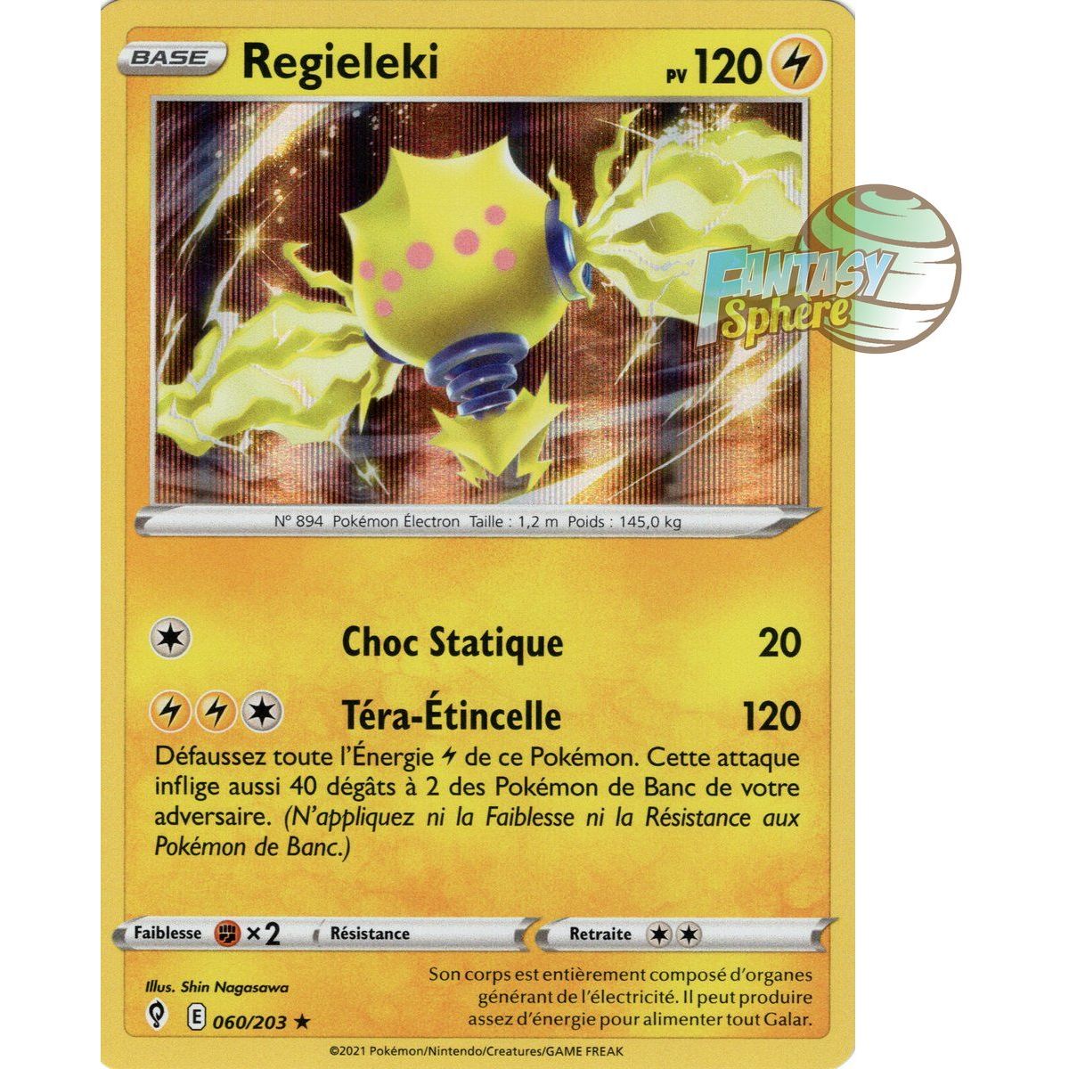 Regieleki – Holo Rare 60/203 – Schwert und Schild 7 Celeste Evolution