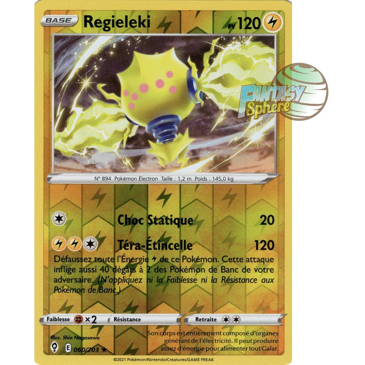 Regieleki – Rückseite 60/203 – Schwert und Schild 7 Celeste Evolution