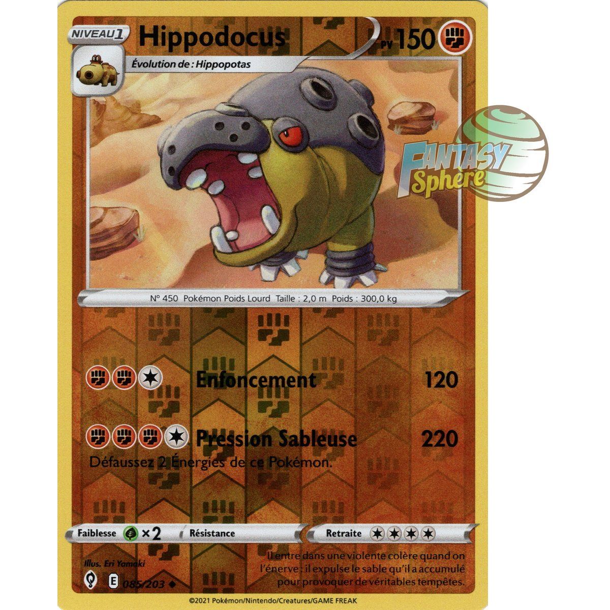 Hippodocus – Rückseite 85/203 – Schwert und Schild 7 Evolution Celeste