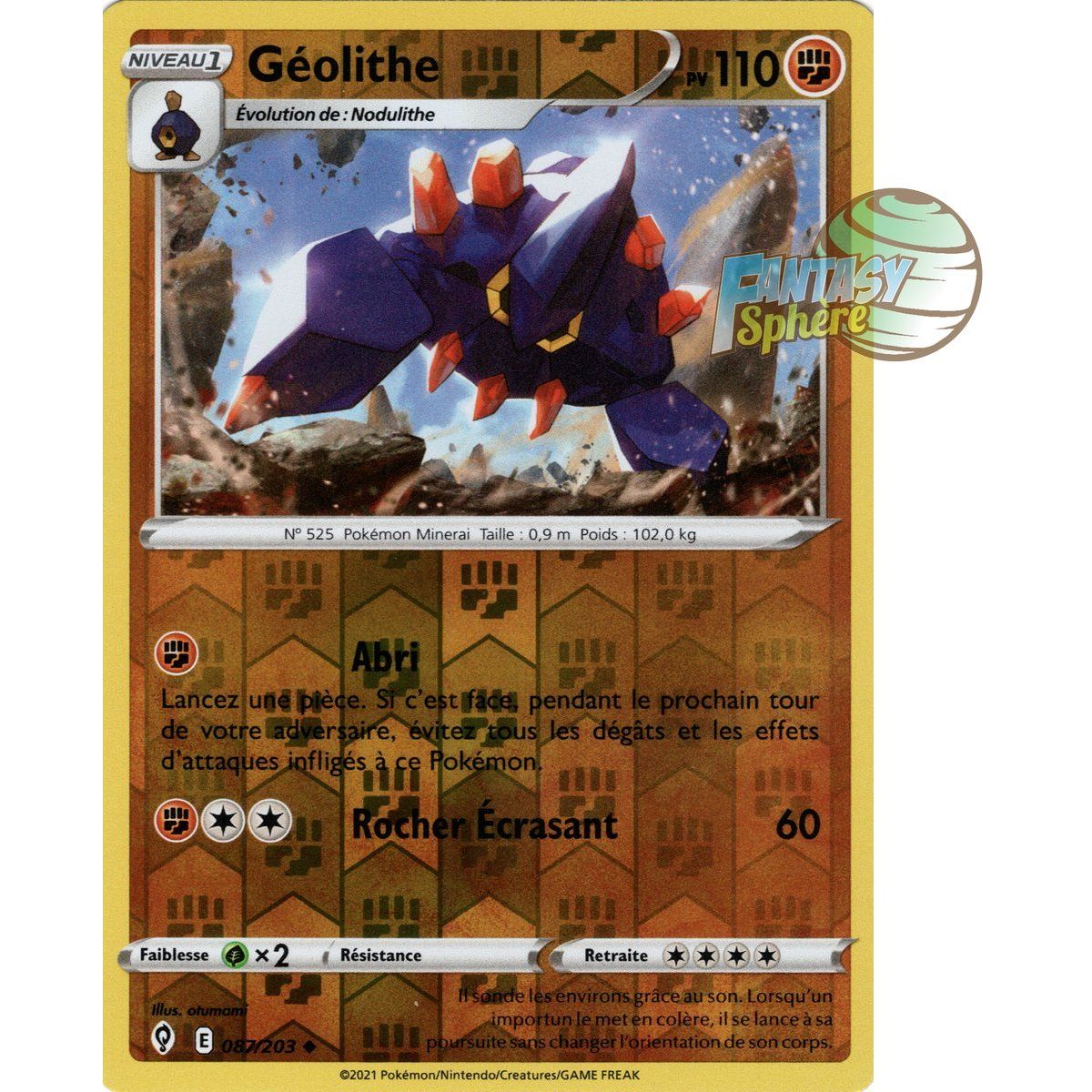 Geolite – Reverse 87/203 – Schwert und Schild 7 Evolution Celeste