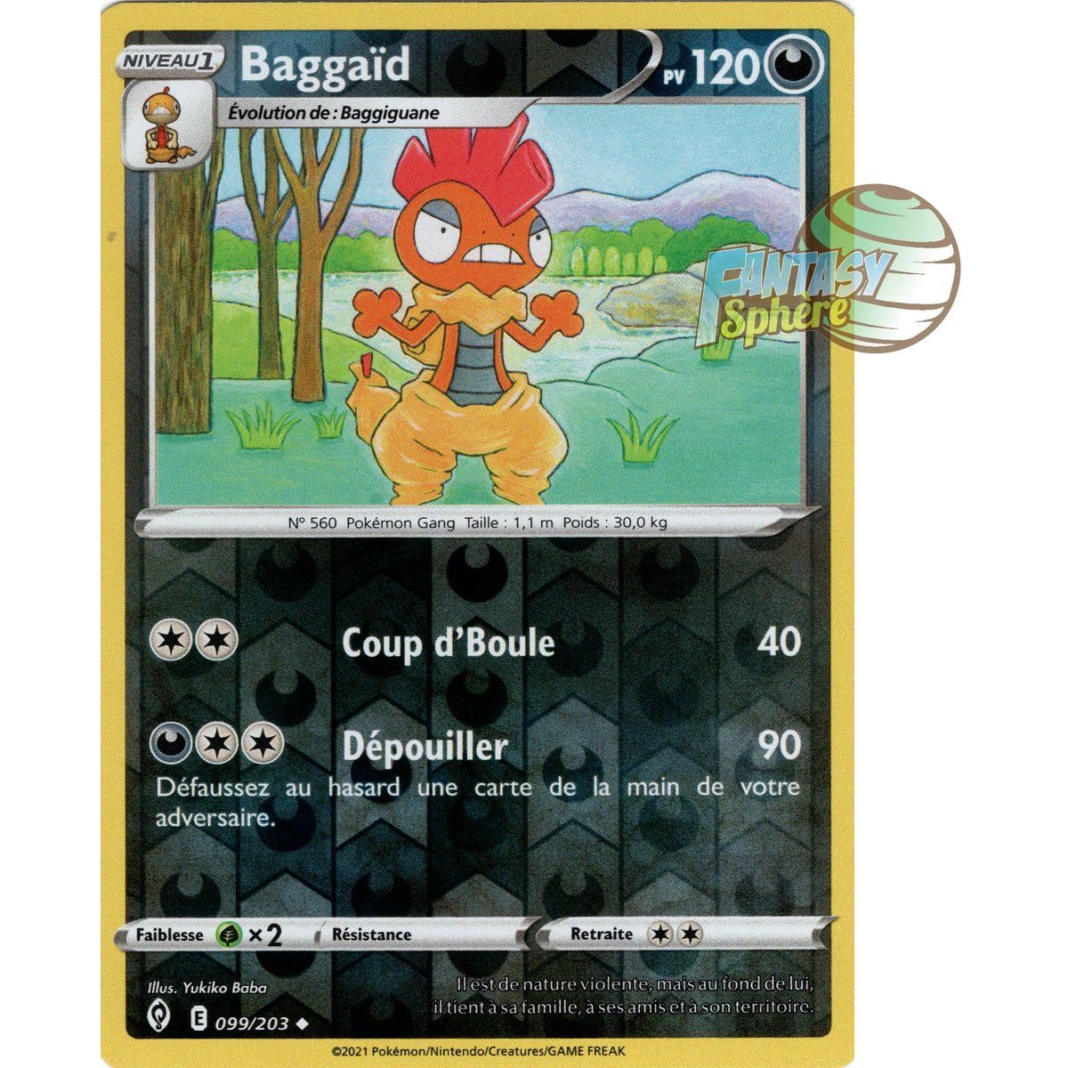 Baggaïd – Reverse 99/203 – Schwert und Schild 7 Evolution Celeste