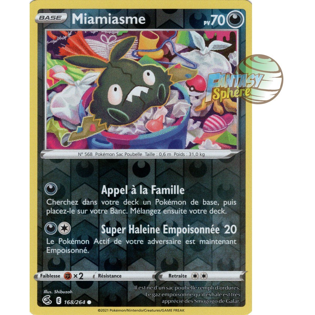 Item Miamiasm – Reverse 168/264 – Sword and Shield 8 Fusion Fist