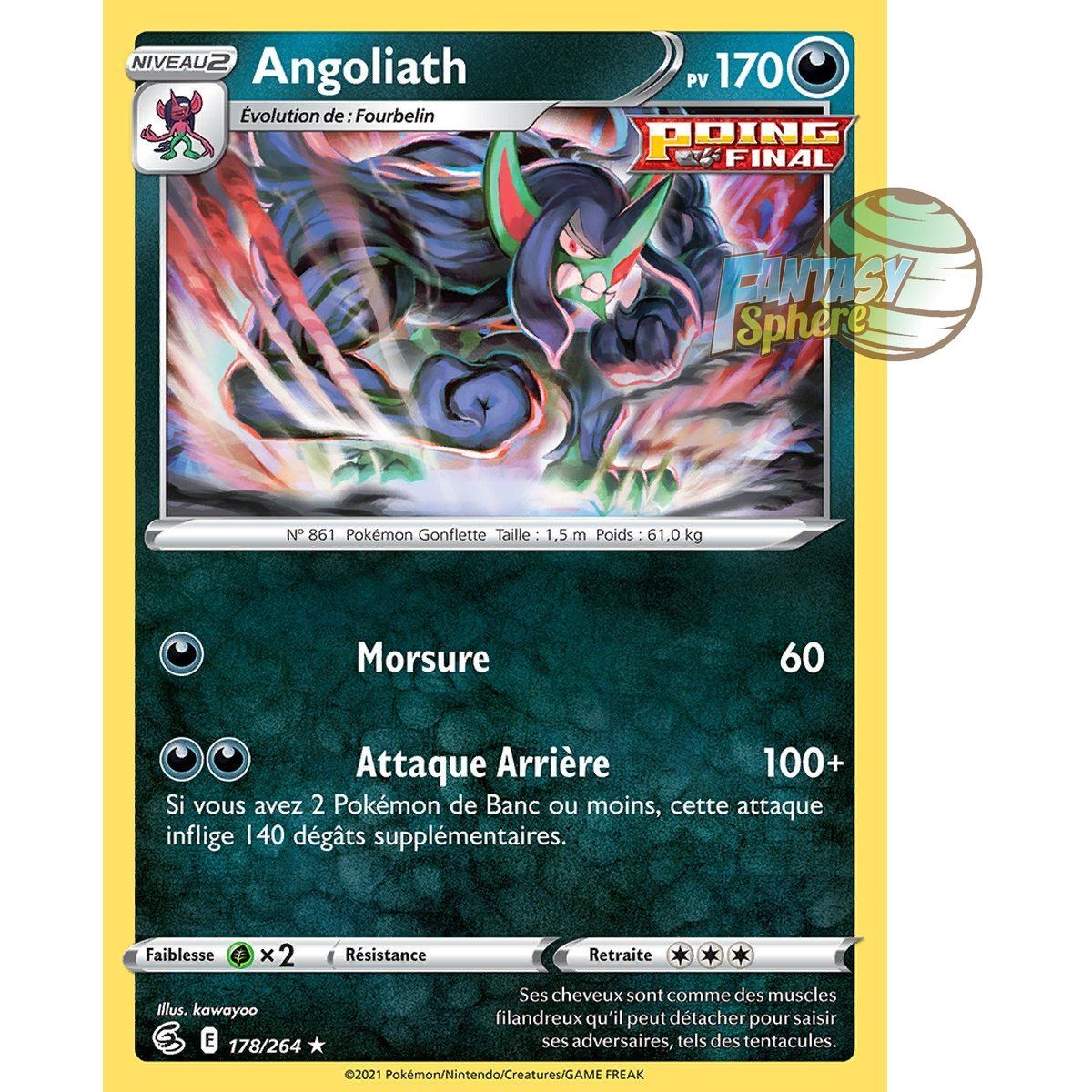 Angoliath – Holo Rare 178/264 – Schwert und Schild 8 Fusionsfaust