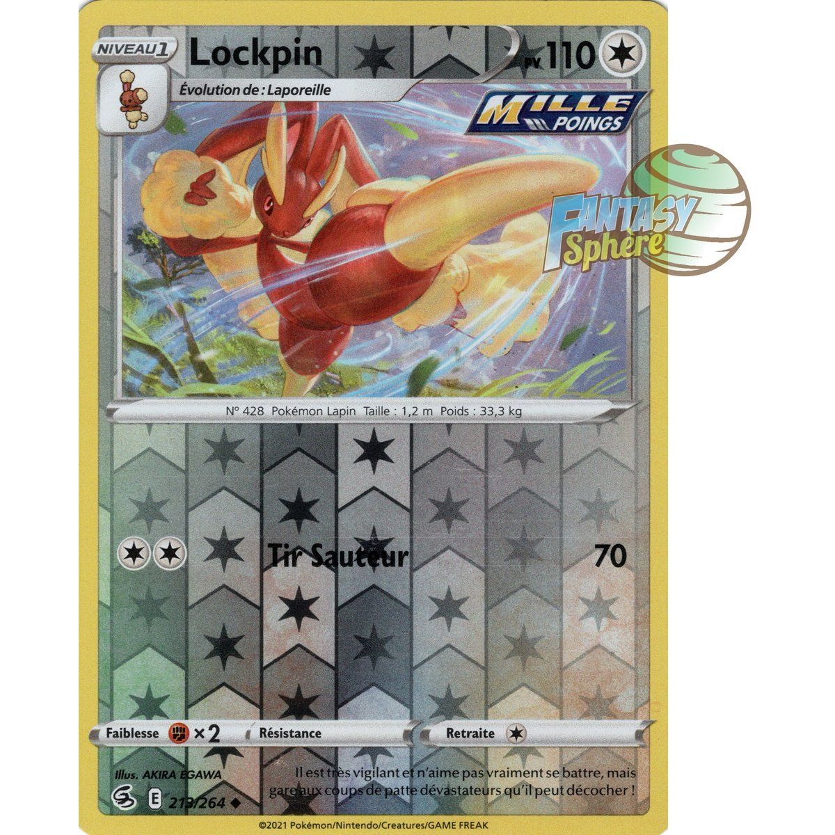 Lockpin – Reverse 213/264 – Sword and Shield 8 Fusion Fist