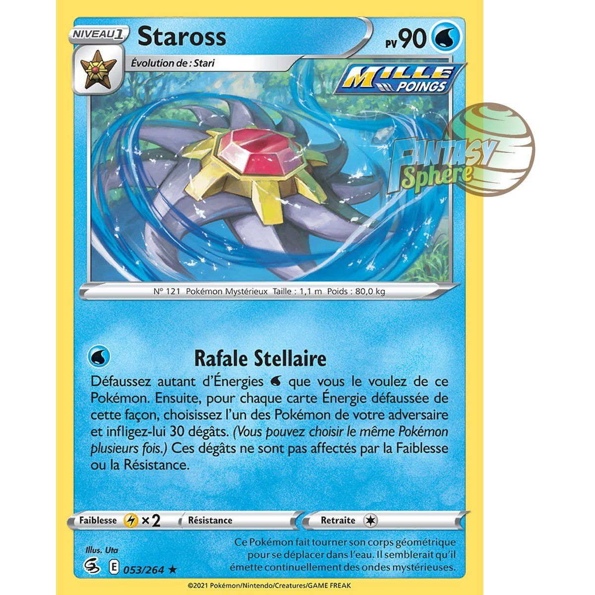 Staross – Holo Rare 53/264 – Schwert und Schild 8 Fusionsfaust