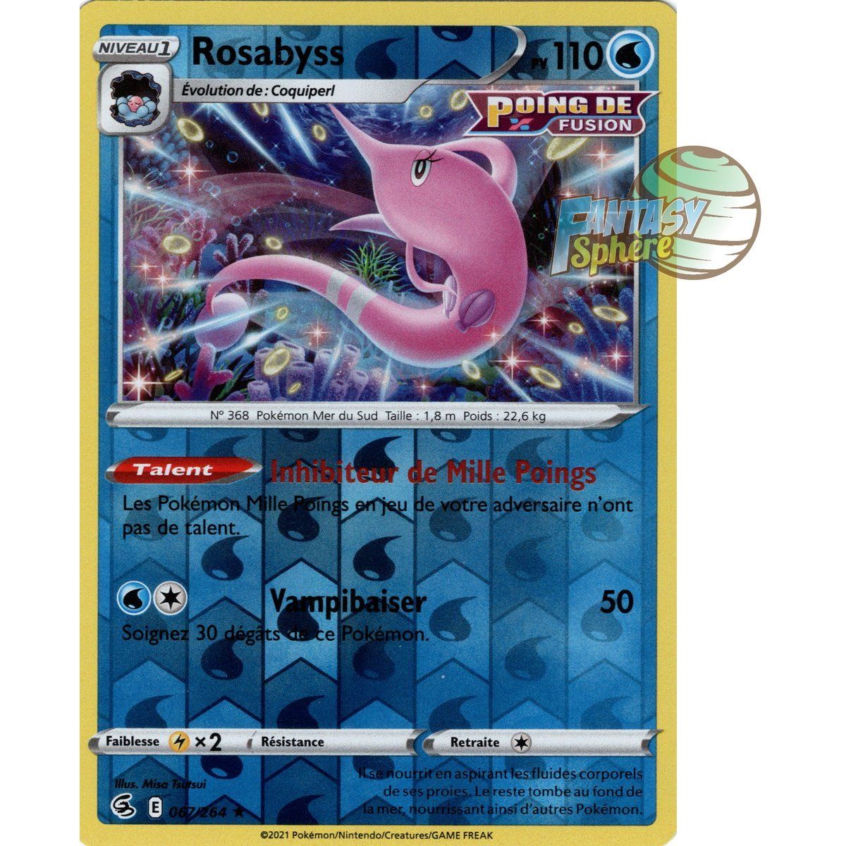 Item Rosabyss – Rückseite 67/264 – Schwert und Schild 8 Fusionsfaust