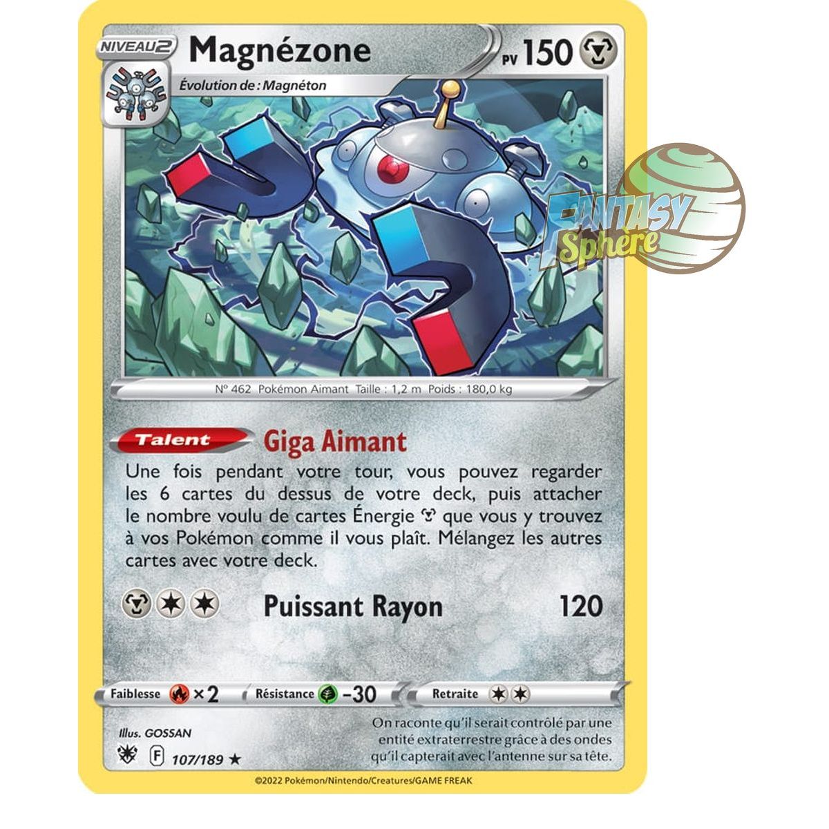 Magnezone – Holo Rare 107/189_H – Schwert und Schild 10 strahlende Sterne