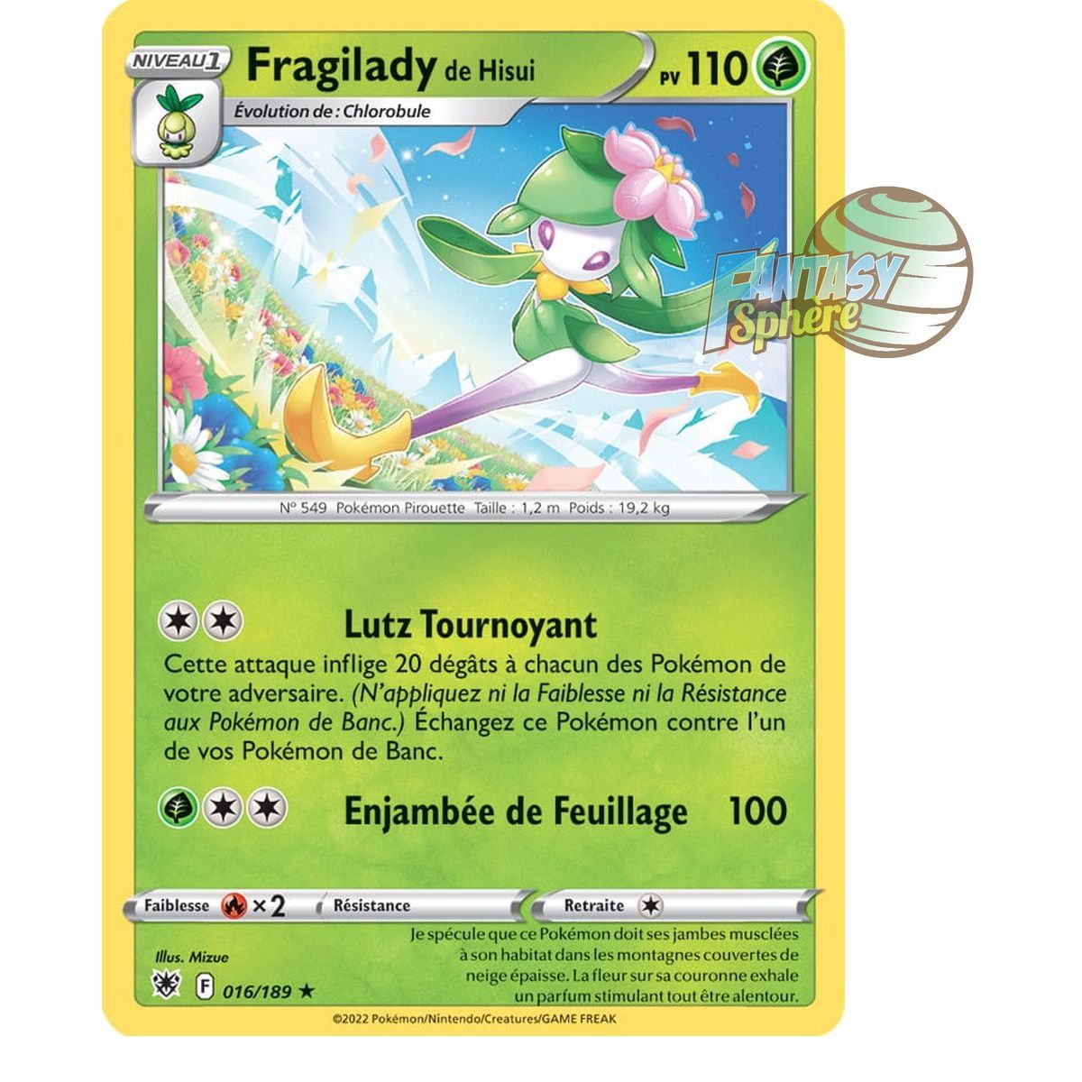 Fragilady von Hisui – Holo Rare 16/189_H – Schwert und Schild 10 Radiant Stars