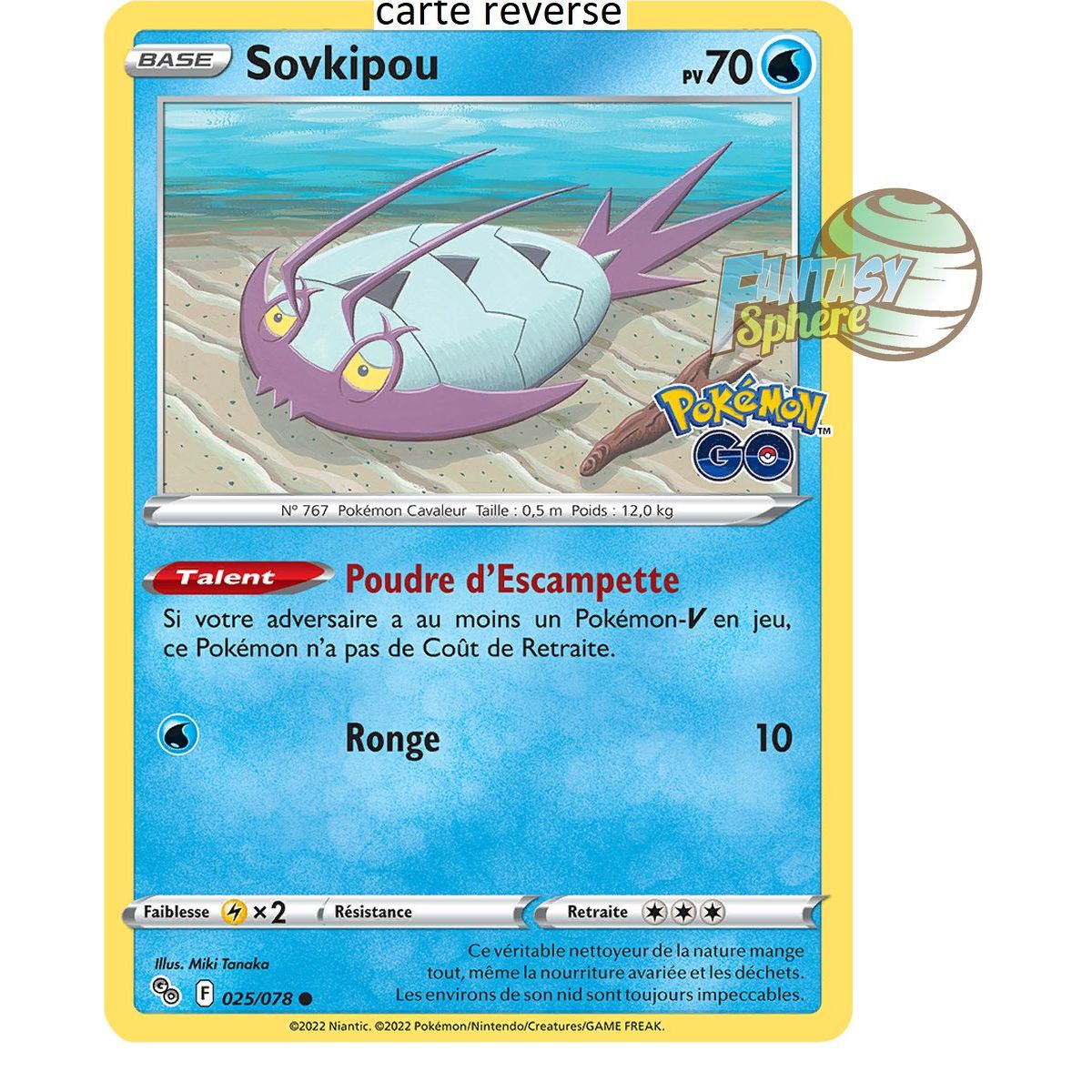 Sovkipou – Reverse 25/78 – Schwert und Schild 10,5 Pokemon GO