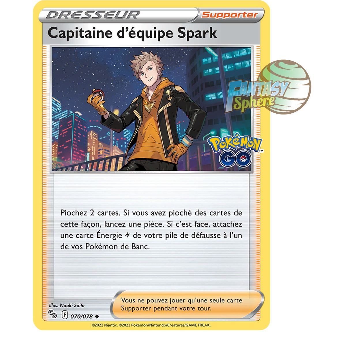Item Team Captain Spark – Ungewöhnlich 70/78 – Schwert und Schild 10,5 Pokemon GO