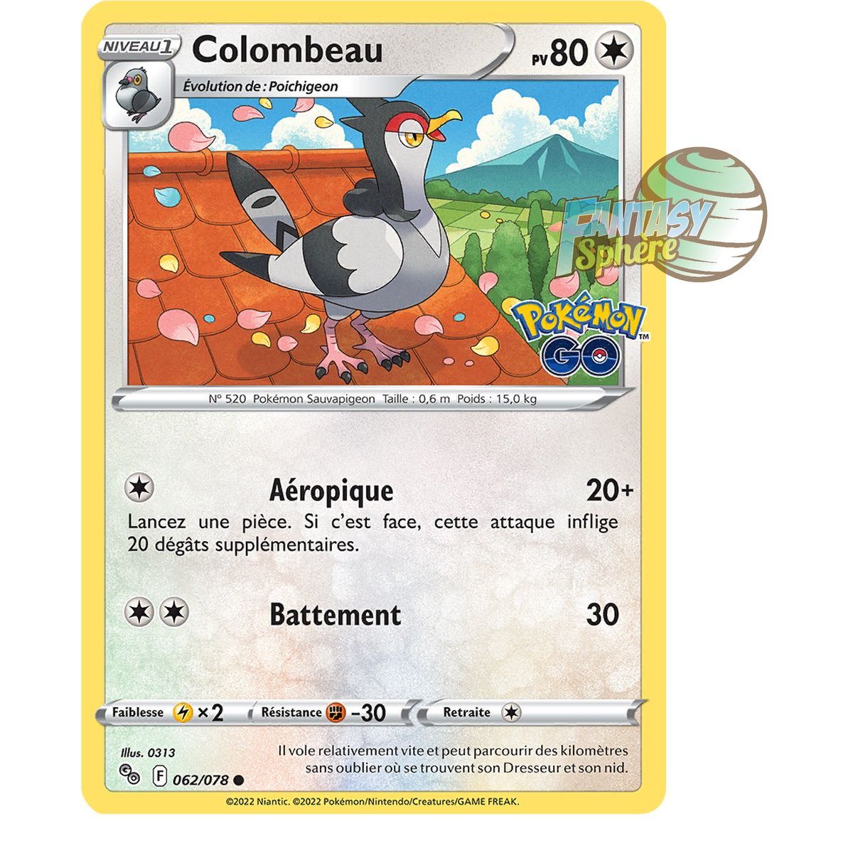 Item Colombeau – Kommune 62/78 – Schwert und Schild 10.5 Pokemon GO