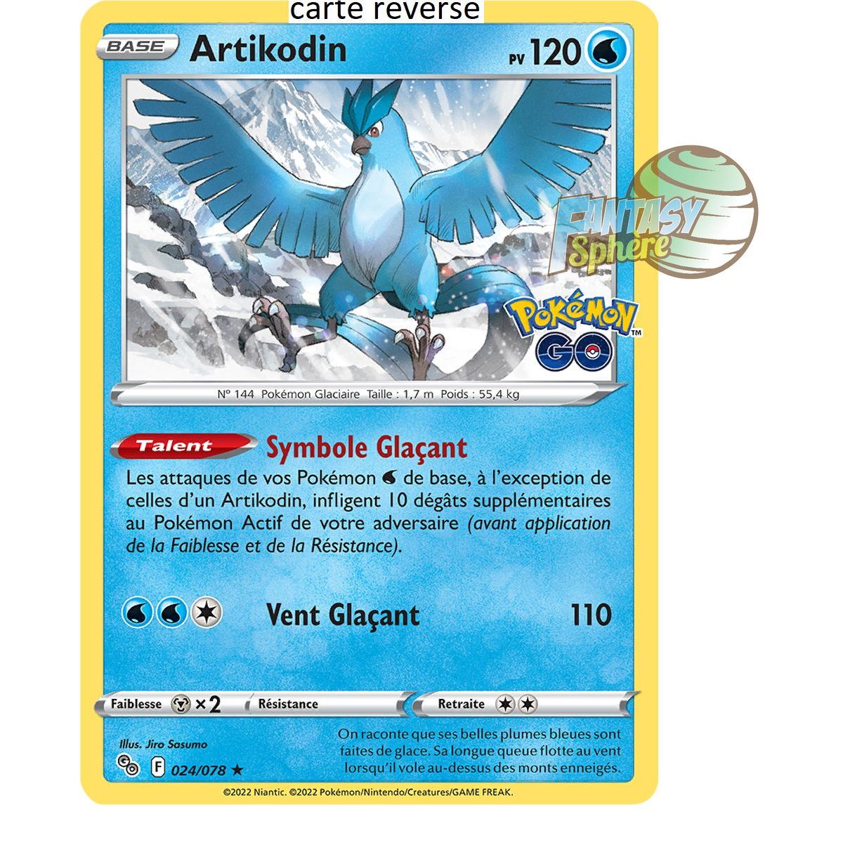 Arktos – Reverse 24/78 – Schwert und Schild 10.5 Pokemon GO