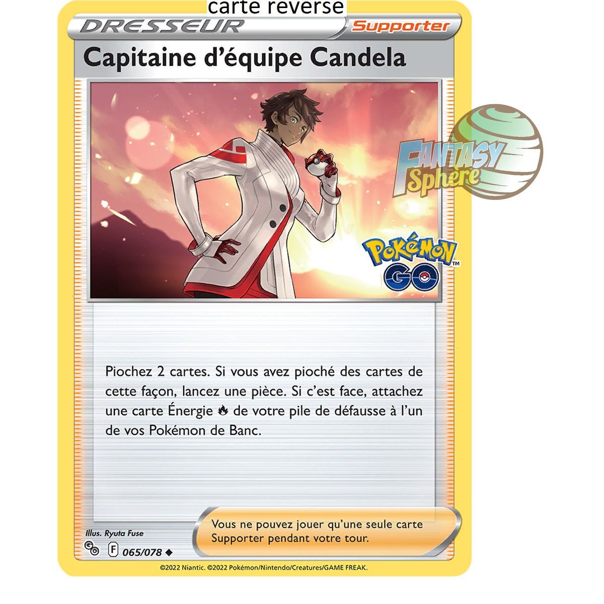 Team Captain Candela – Reverse 65/78 – Schwert und Schild 10.5 Pokemon GO