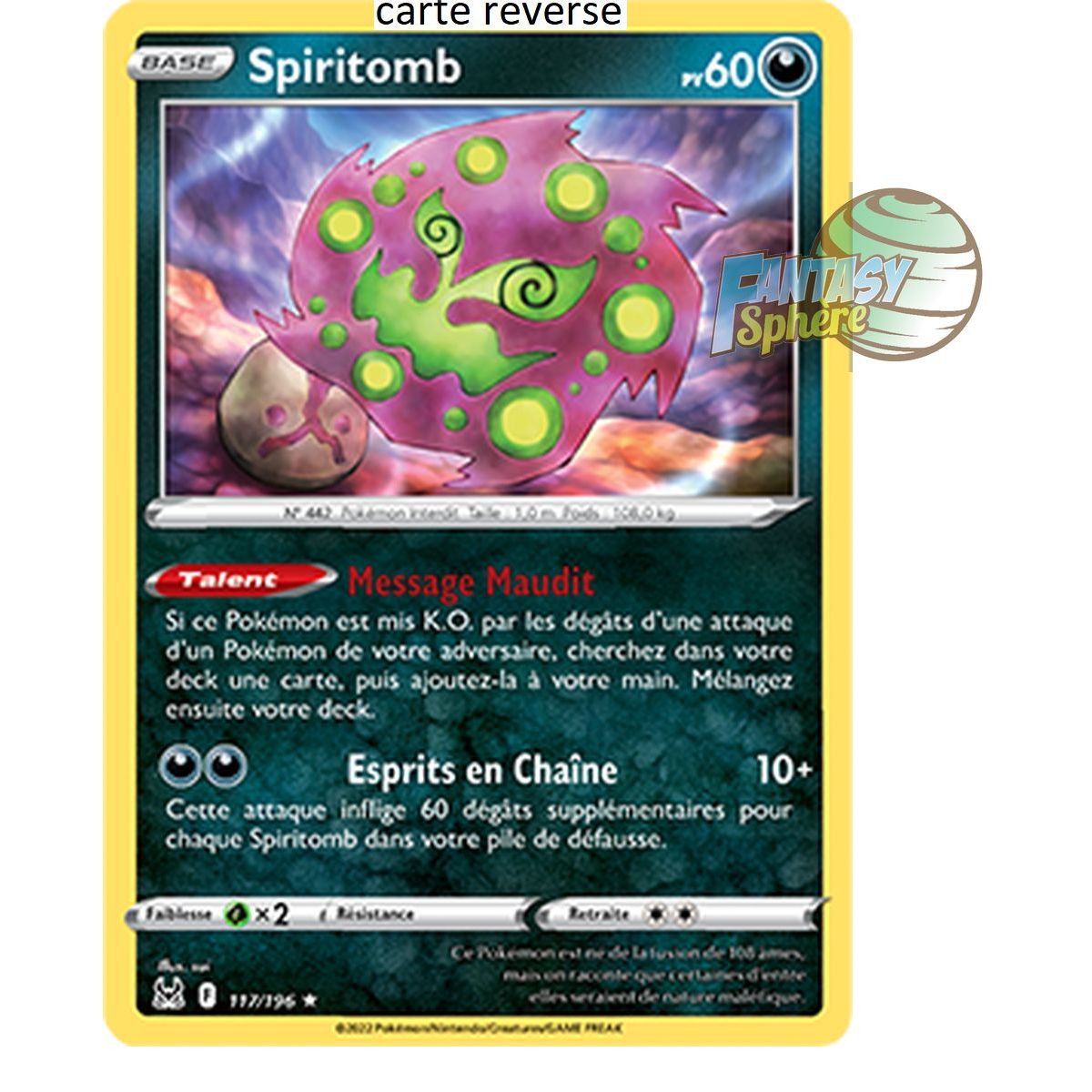 Item Spiritomb – Reverse 117/196_R – Schwert und Schild 11 Lost Origin