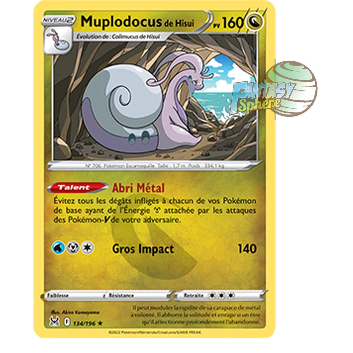 Muplodocus von Hisui – Holo Rare 134/196_H – Schwert und Schild 11 Lost Origin