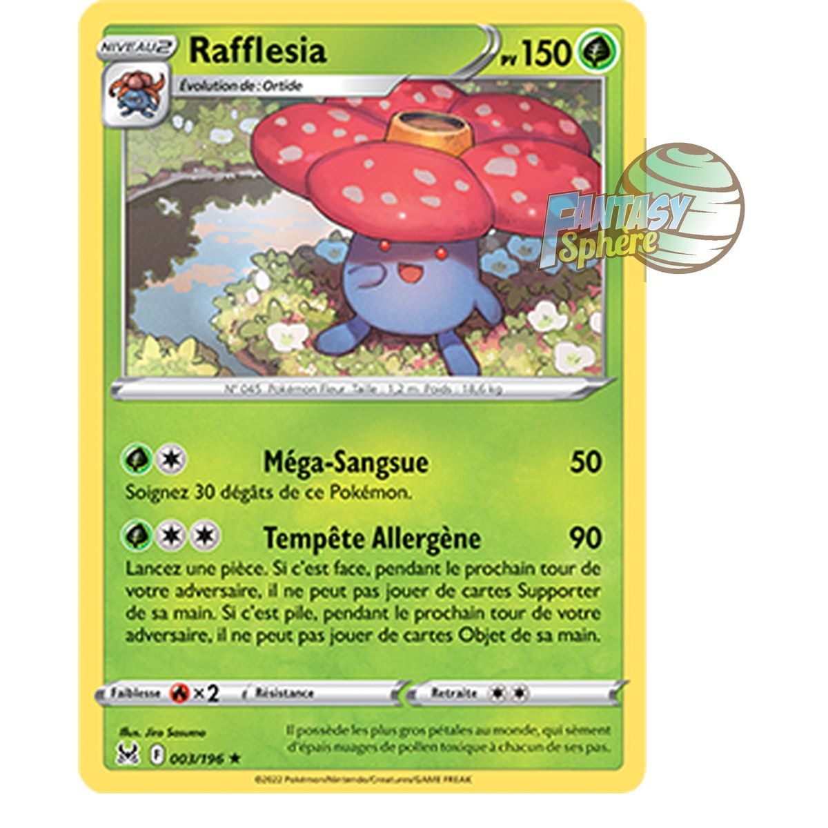 Rafflesia – Holo Rare 3/196_H – Schwert und Schild 11 Lost Origin