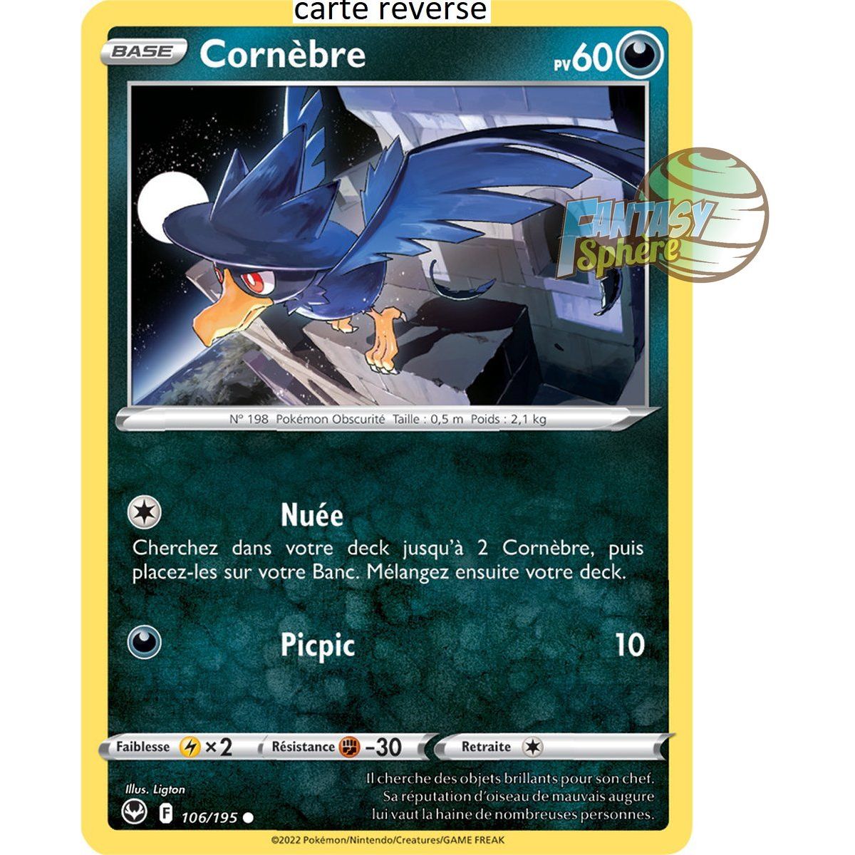 Cornebra – Rückseite 106/195 – Schwert und Schild 12 Silbersturm