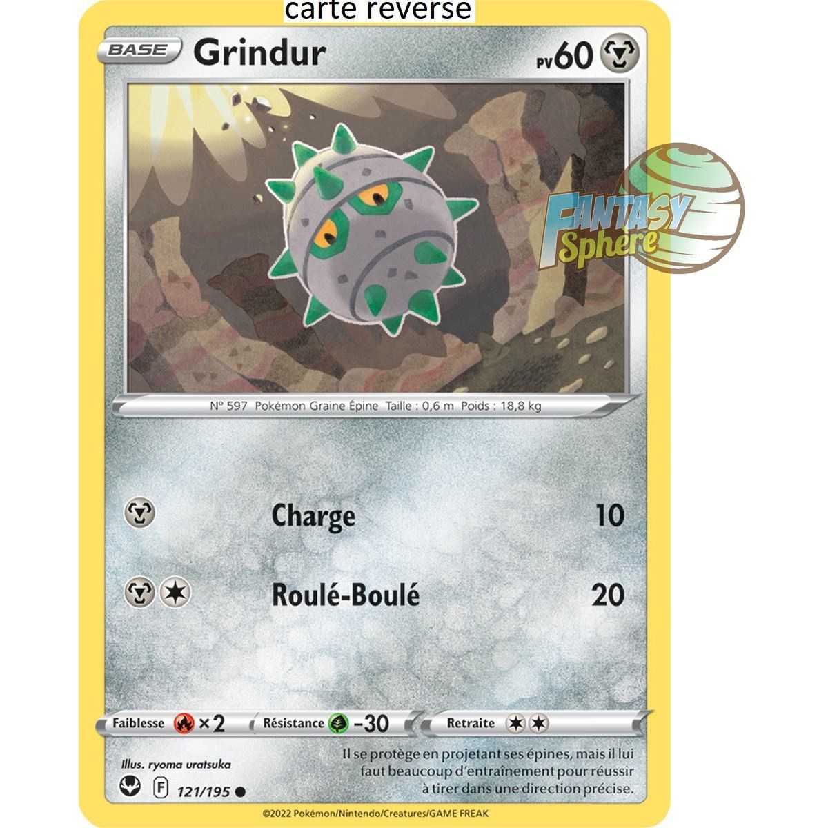 Grindur – Reverse 121/195 – Schwert und Schild 12 Silver Storm