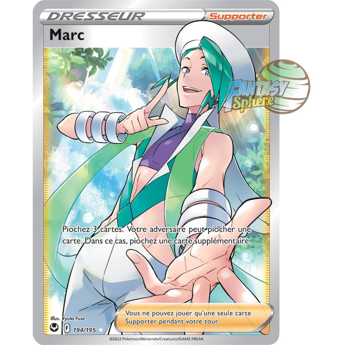 Marc – Full Art Ultra Rare 194/195 – Schwert und Schild 12 Silver Storm