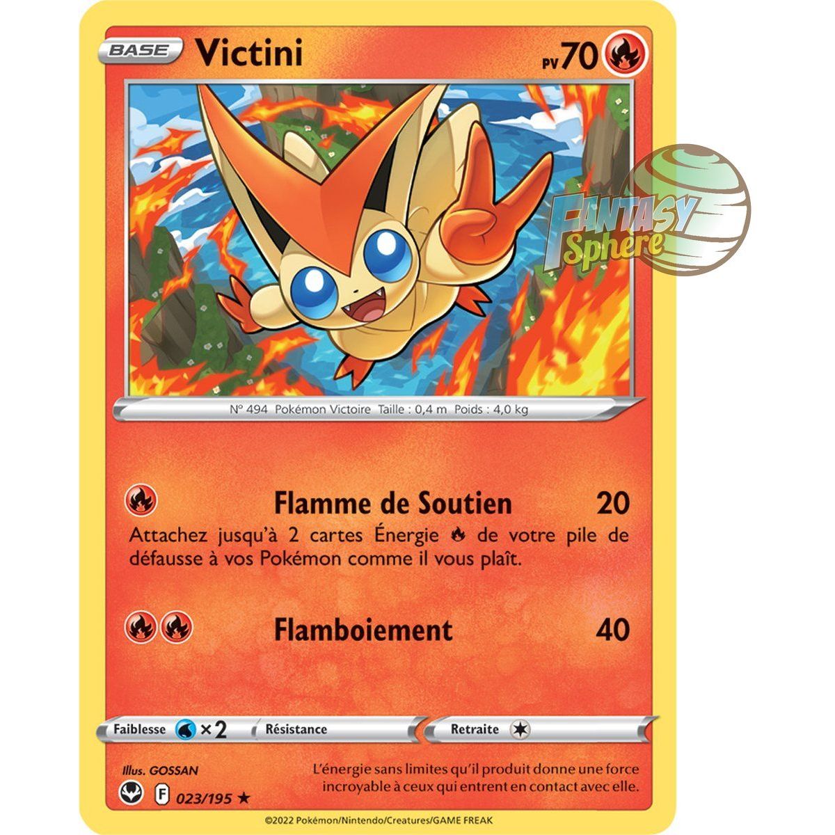 Victini – Selten 23/195 – Schwert und Schild 12 Silver Storm