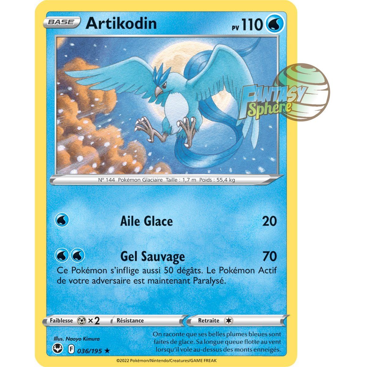 Articuno – Holo Rare 36/195 – Schwert und Schild 12 Silver Storm