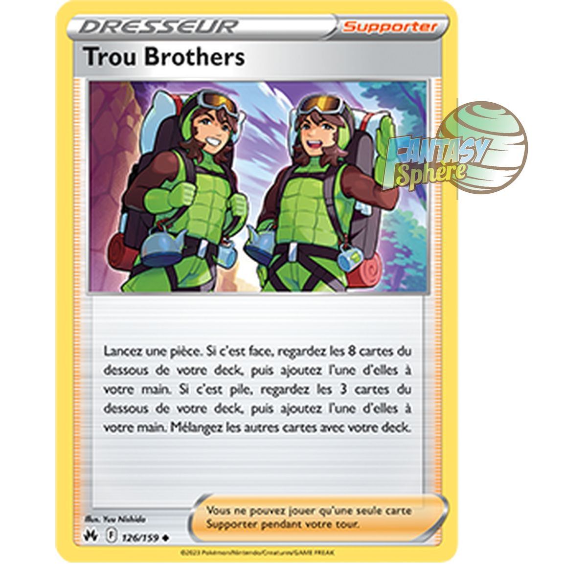 Trou Brothers – Ungewöhnlich 126/159 – Schwert und Schild 12,5 Zenith Supreme