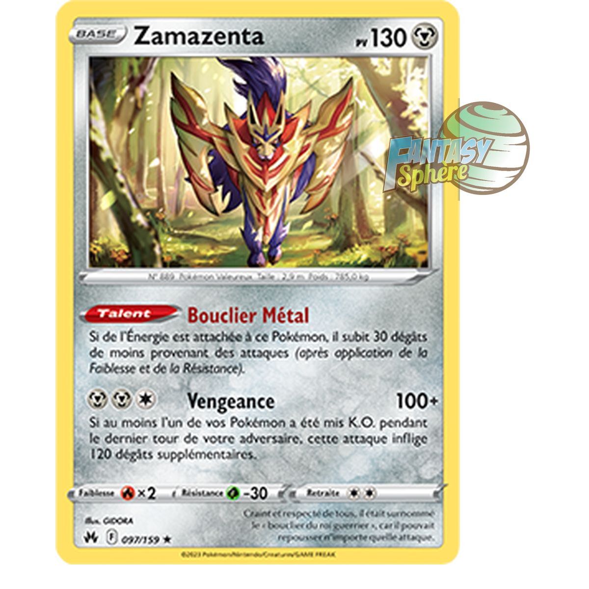 Zamazenta – Holo Rare 97/159 – Schwert und Schild 12.5 Zenith Supreme