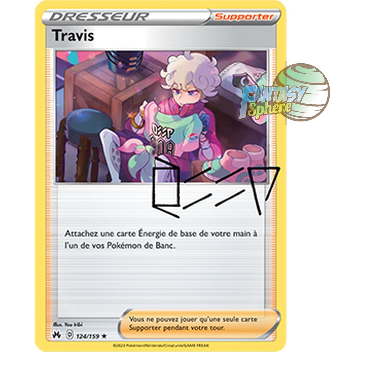 Travis – Holo Rare 124/159 – Schwert und Schild 12,5 Zenith Supreme
