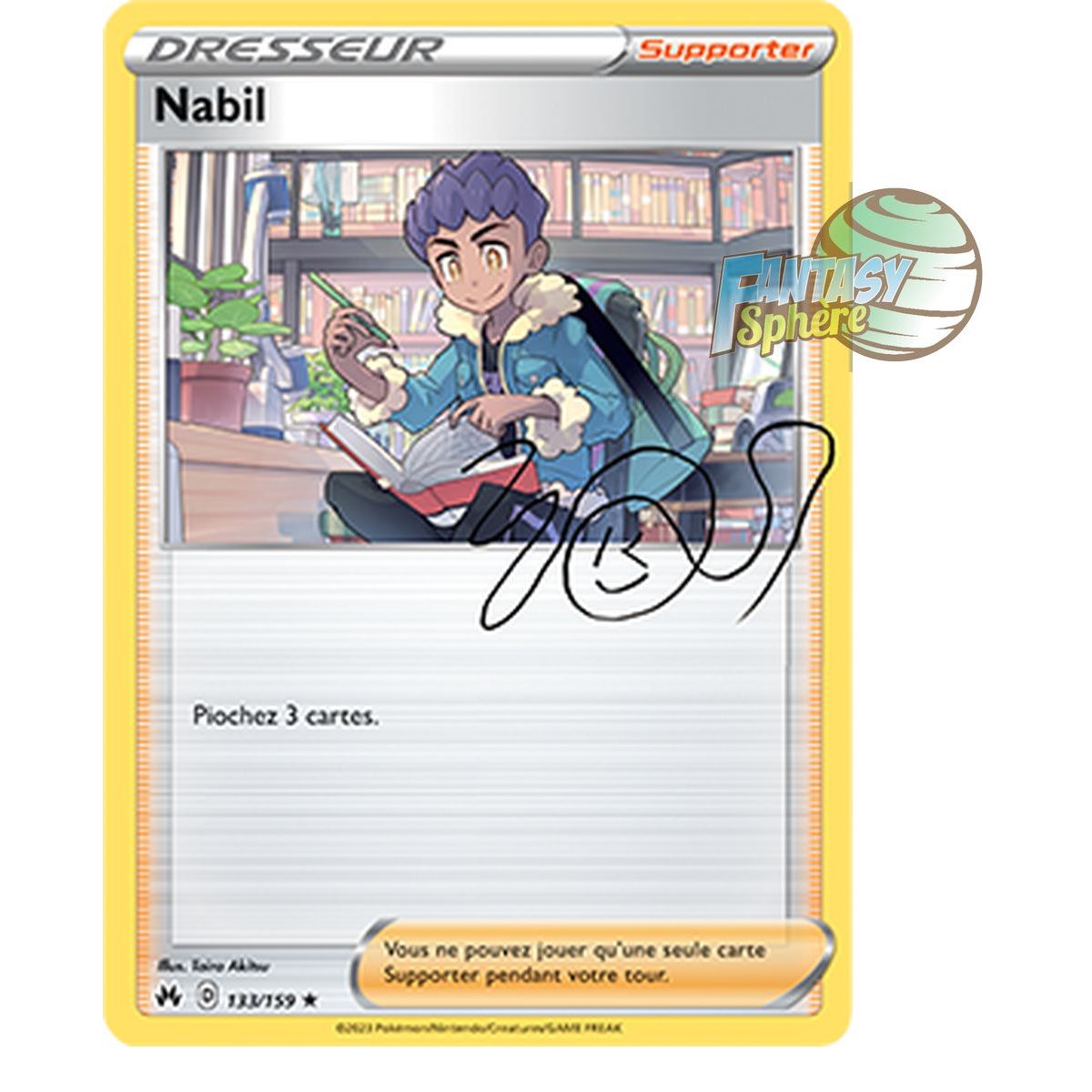 Nabil – Holo Rare 133/159 – Schwert und Schild 12,5 Zenith Supreme
