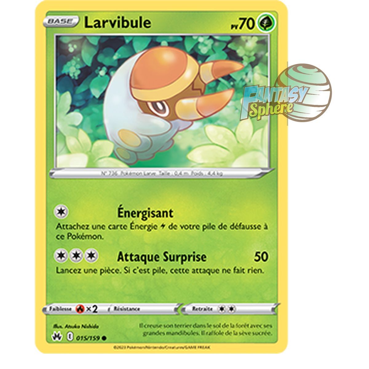 Larvibule – Rückseite 15/159 – Schwert und Schild 12,5 Zenith Supreme