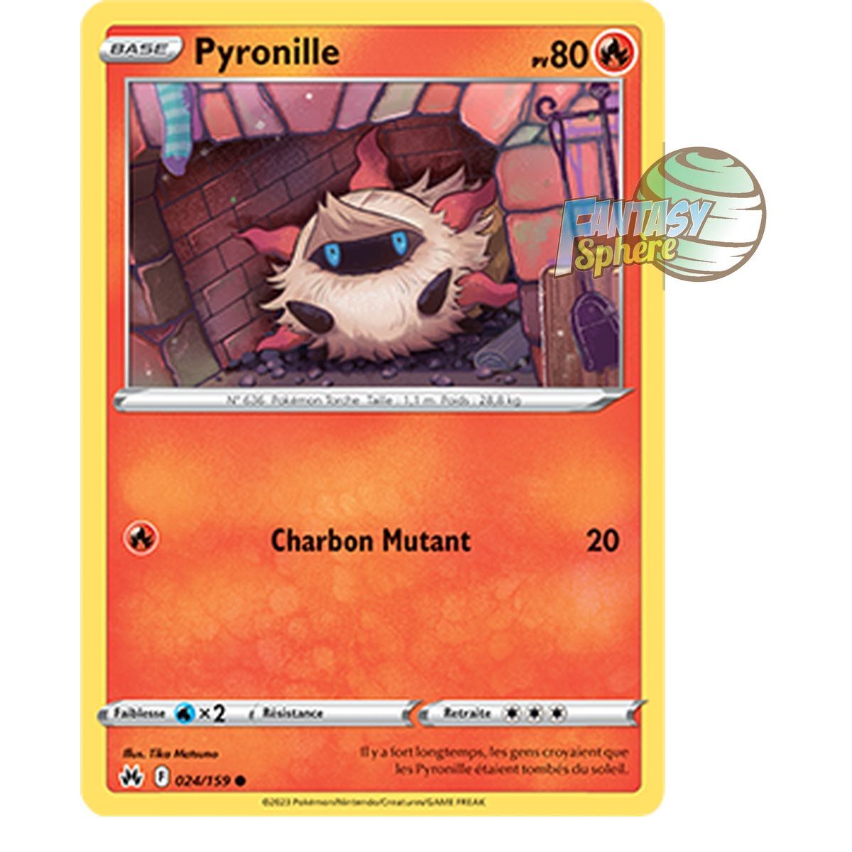 Pyronille – Rückseite 24/159 – Schwert und Schild 12,5 Zenith Supreme