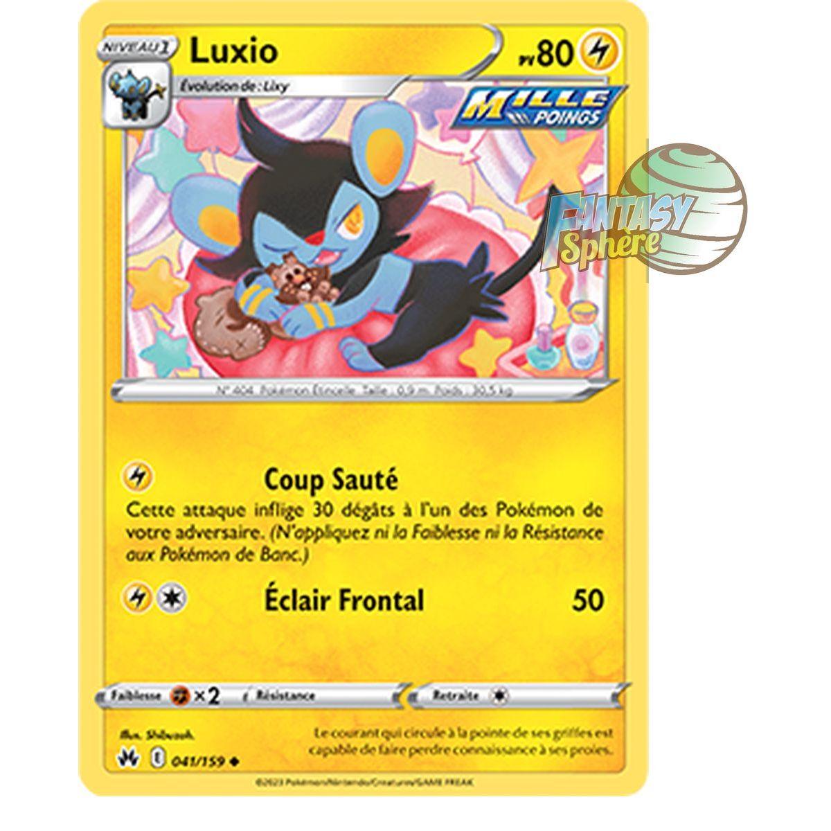 Luxio – Rückseite 41/159 – Schwert und Schild 12,5 Zenith Supreme