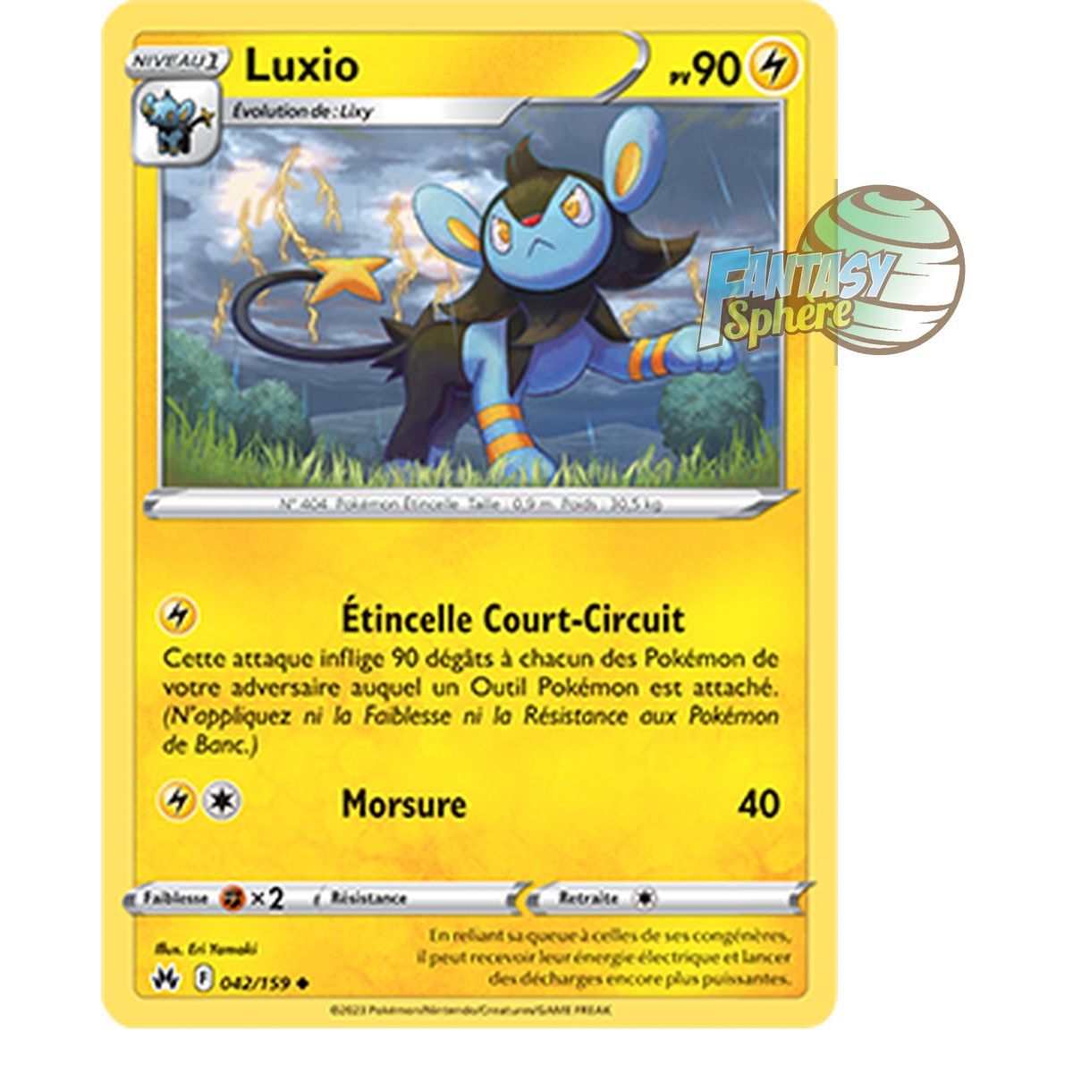 Luxio – Rückseite 42/159 – Schwert und Schild 12,5 Zenith Supreme