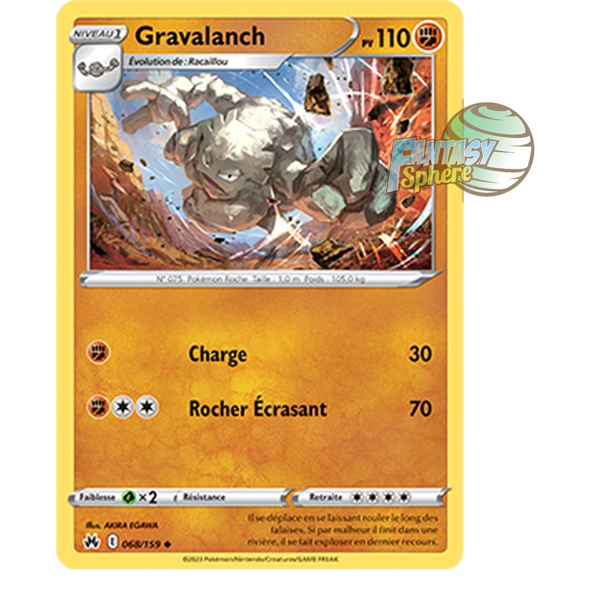 Gravalanch – Rückseite 68/159 – Schwert und Schild 12.5 Zenith Supreme