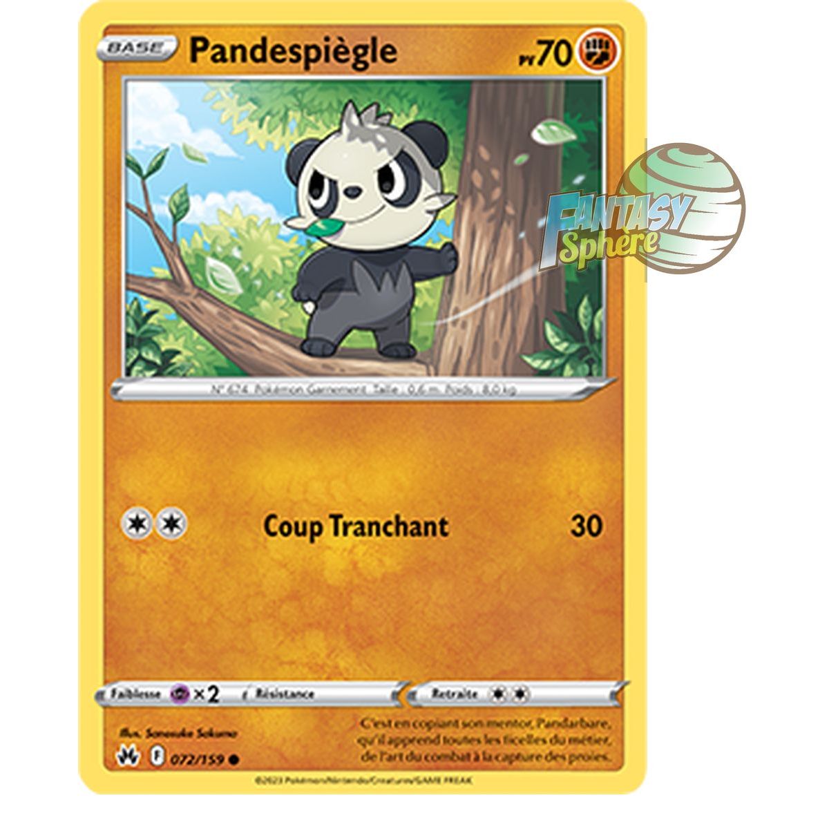 Pandespiègle – Rückseite 72/159 – Schwert und Schild 12.5 Zenith Supreme