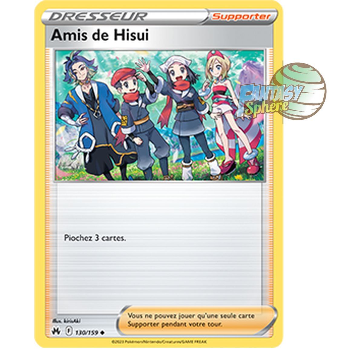 Freunde von Hisui – Rückseite 130/159 – Schwert und Schild 12,5 Zenith Supreme