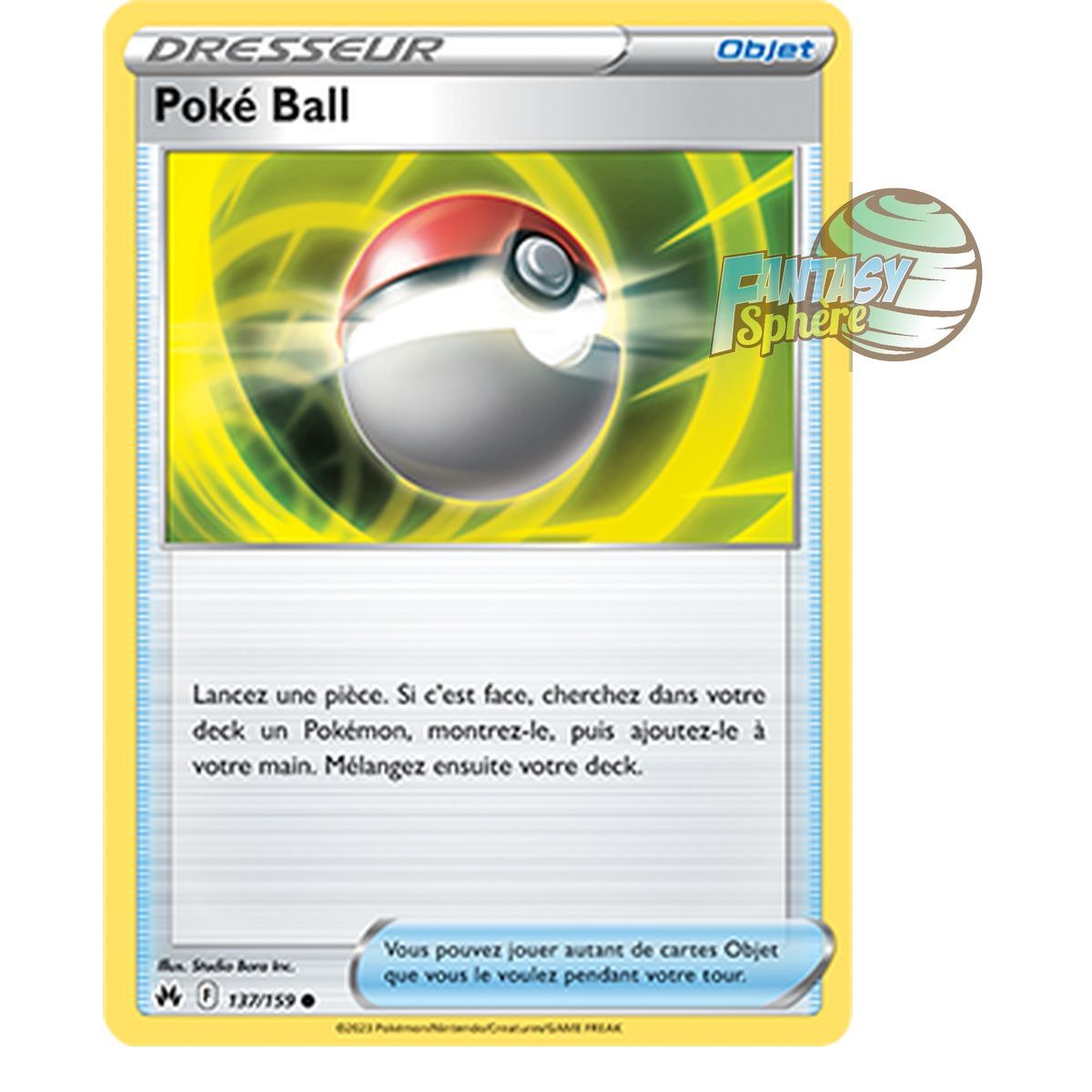 Pokéball – Rückseite 137/159 – Schwert und Schild 12,5 Zenith Supreme