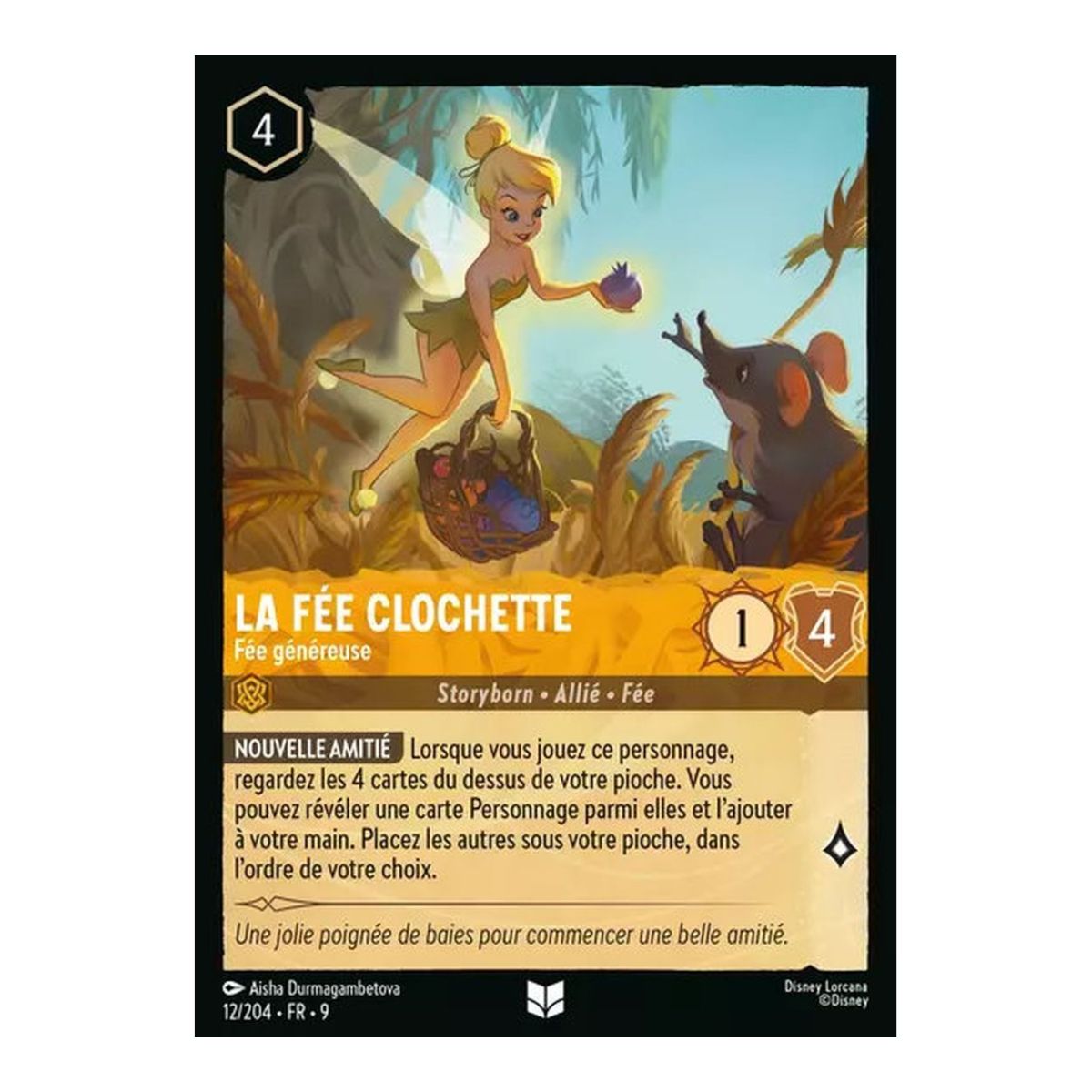 Tinker Bell, die großzügige Fee – 12/204 – FAB – Fabelhaft – Ungewöhnlich – Französisch