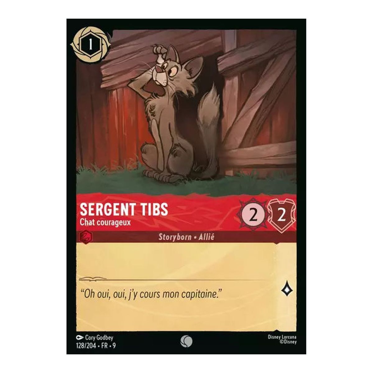 Sergeant Tibs, Tapfere Katze – 128/204 – FAB – Fabelhaft – Brillant – Premium – Französisch