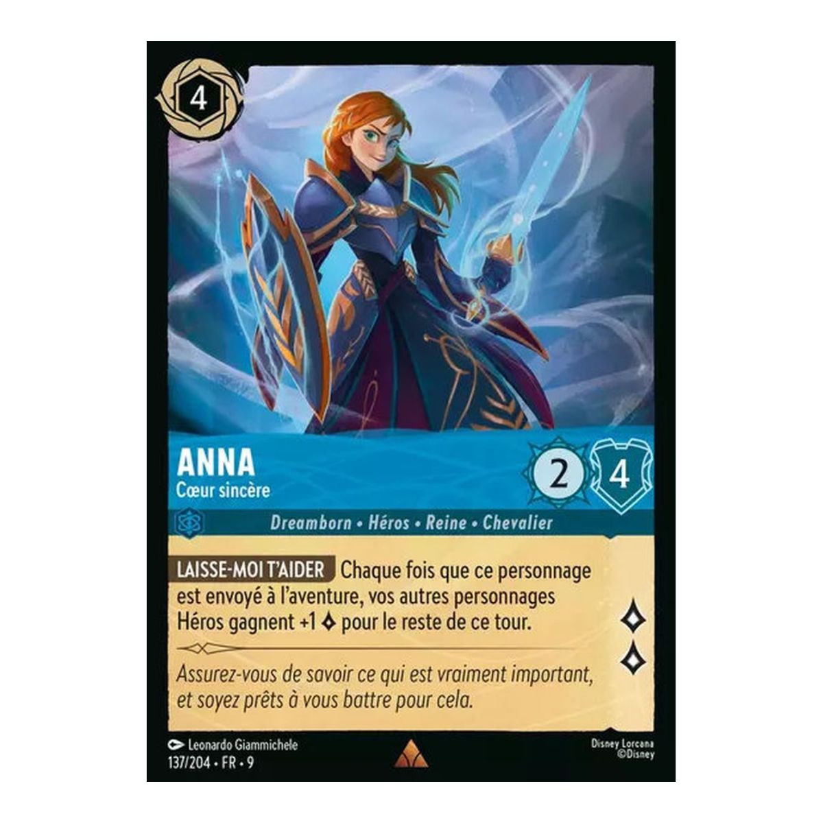 Anna, Sincere Heart – 137/204 – FAB – Fabelhaft – Selten – Französisch