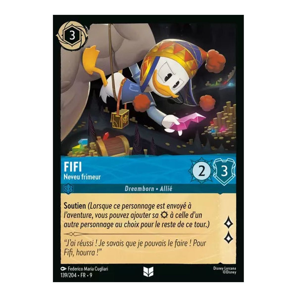 Fifi, der Angeber-Neffe – 139/204 – FAB – Fabelhaft – Ungewöhnlich – Französisch