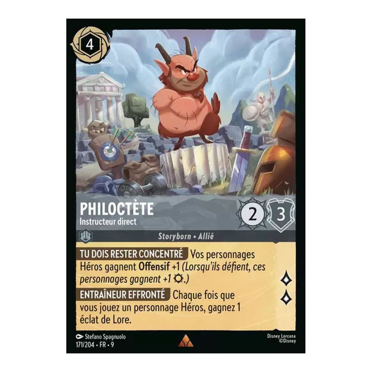 Philoctetes, Direkter Lehrer - 171/204 - FAB - Fabelhaft - Selten - Französisch