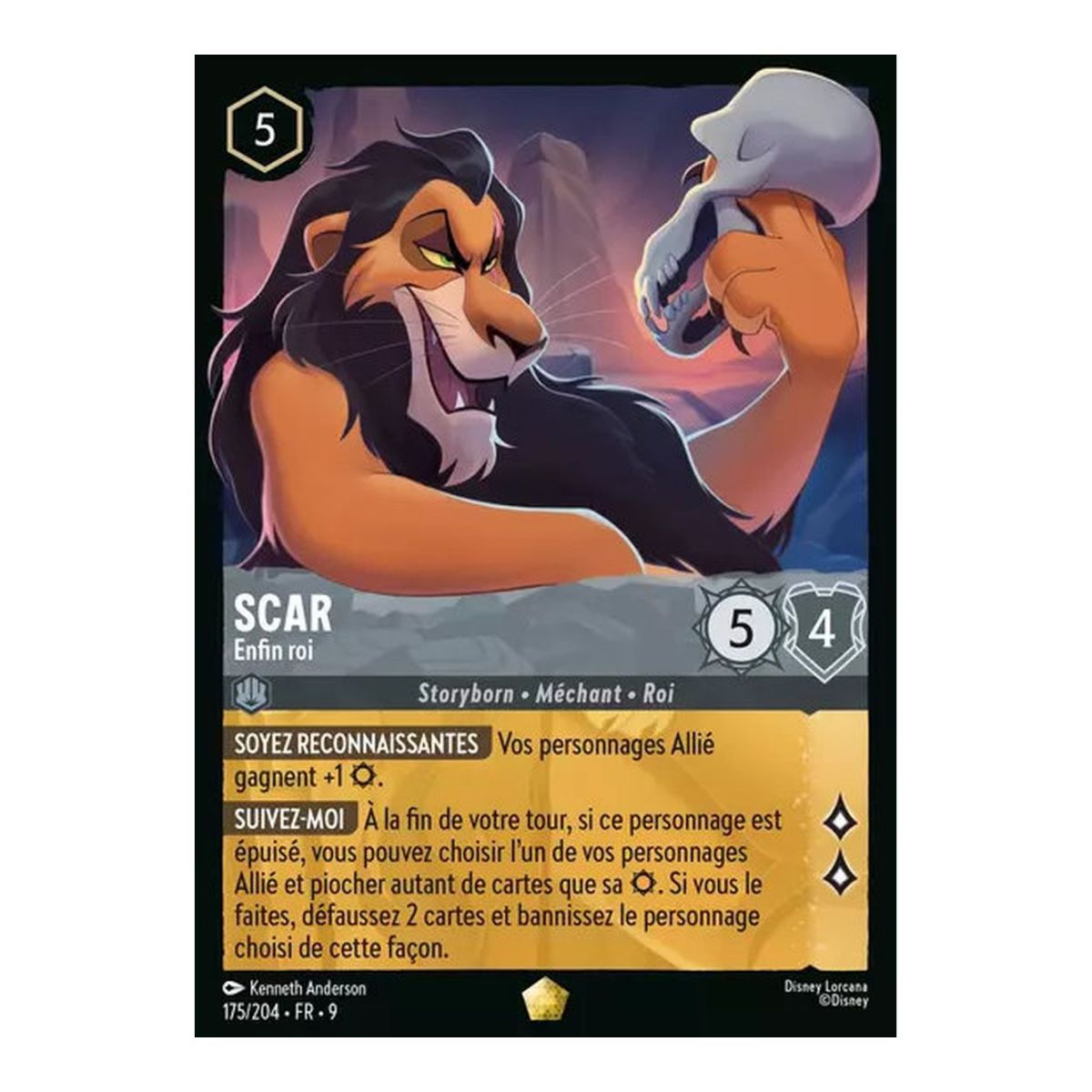 Scar, endlich König – 175/204 – FAB – Fabelhaft – Legendär – Französisch