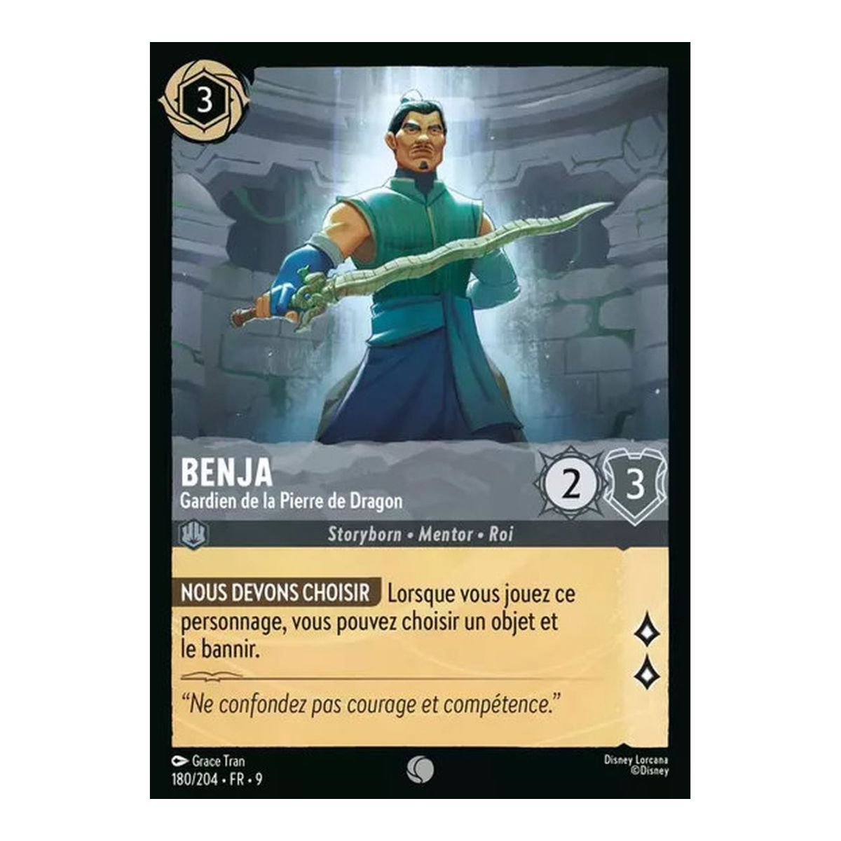 Benja, Wächter des Drachensteins – 180/204 – FAB – Fabelhaft – Gewöhnlich – Französisch