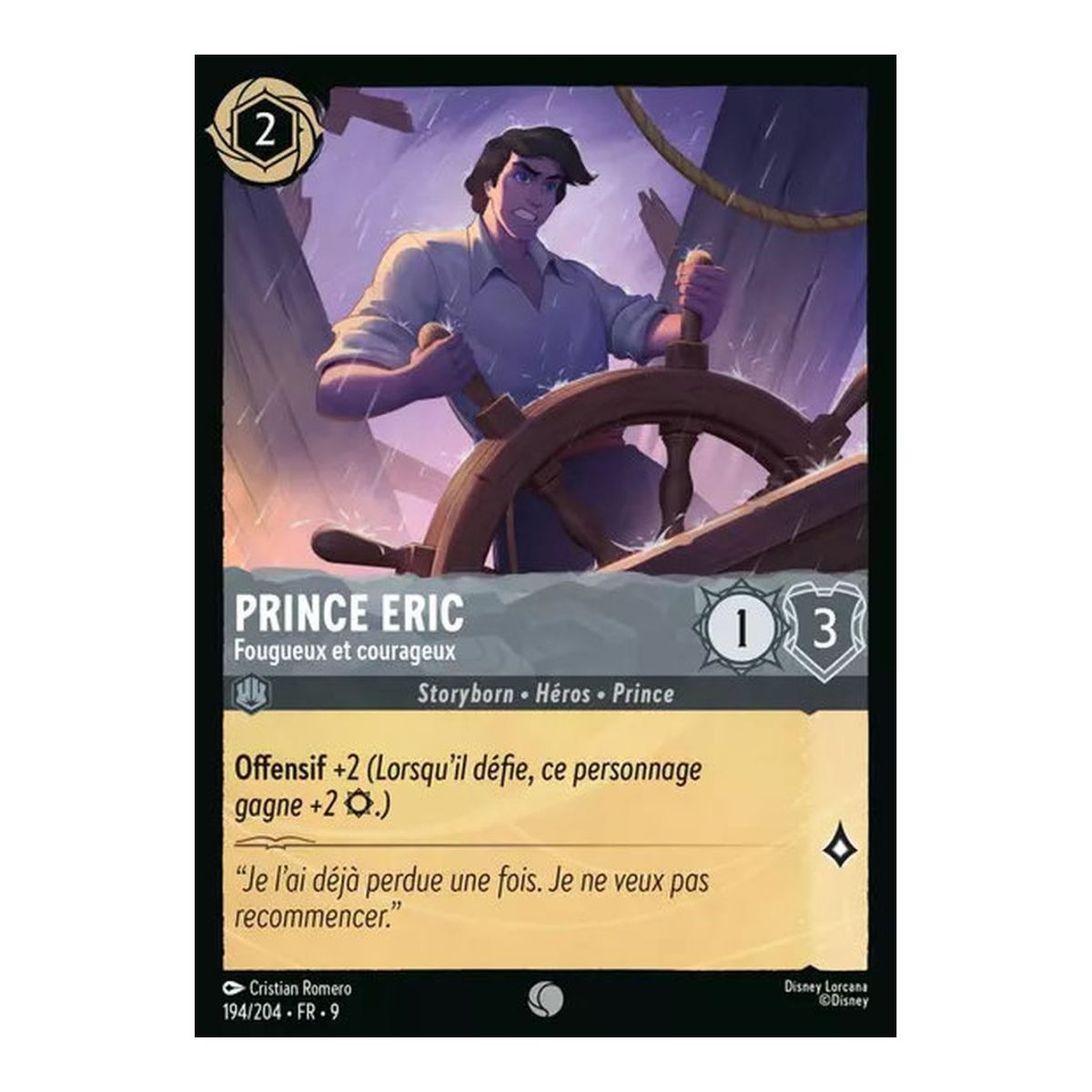 Prinz Eric, feurig und mutig – 194/204 – FAB – Fabelhaft – Brillant – Premium – Französisch