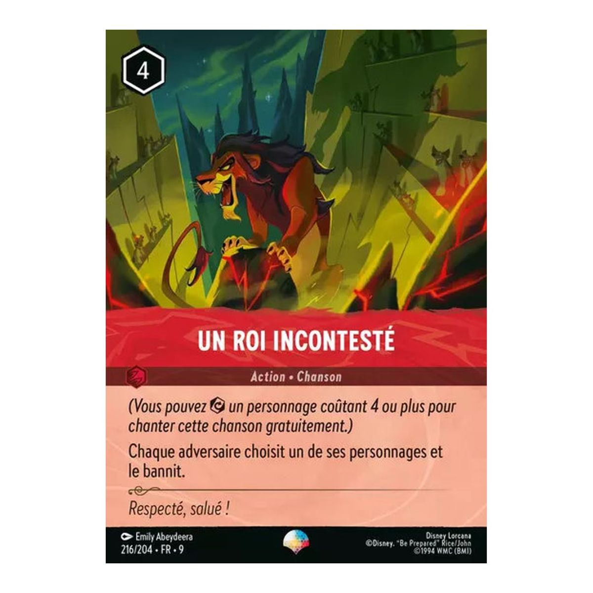 Ein unbestrittener König – 216/204 – FAB – Fabelhaft – Episch – Französisch