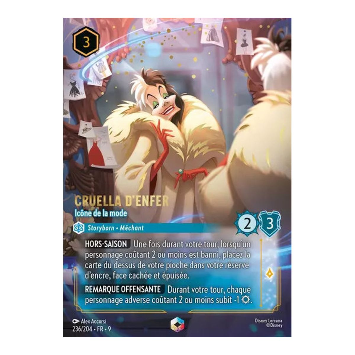 Cruella De Vil, Modeikone – 236/204 – Fabelhaft – Fabelhaft – Verzaubert – Französisch