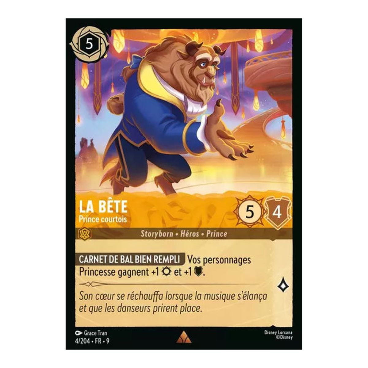 Das Biest, der höfliche Prinz – 4/204 – FAB – Fabelhaft – Brillant – Premium – Französisch