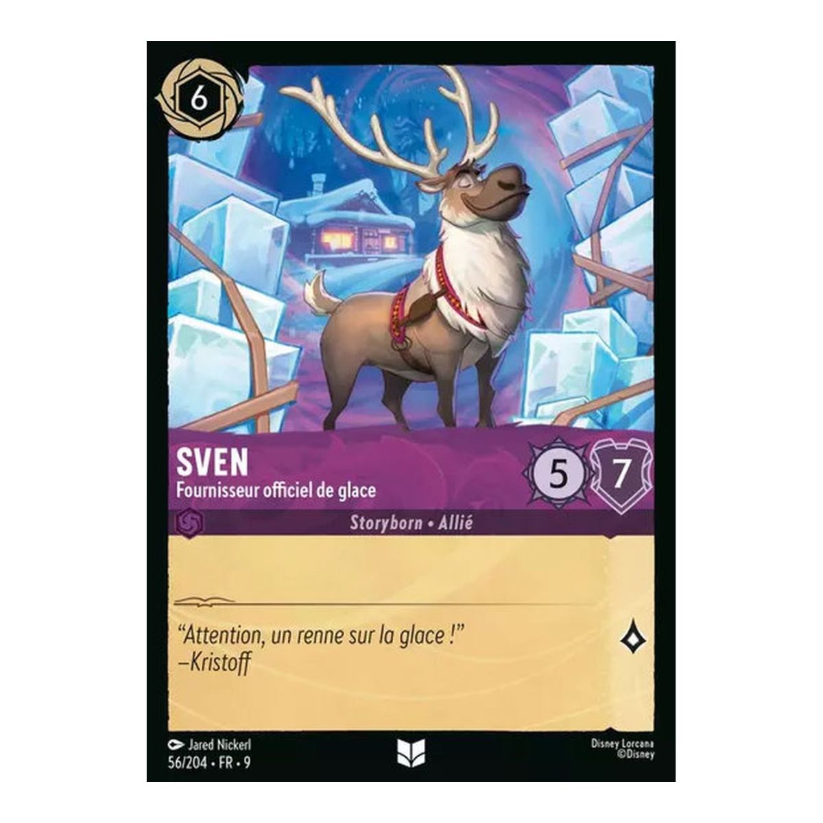 Sven, offizieller Eiscreme-Lieferant – 56/204 – FAB – Fabelhaft – Brillant – Premium – Französisch